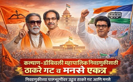 कल्याण–डोंबिवली महापालिका निवडणुकीसाठी ठाकरे गट व मनसे एकत्र